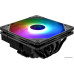 Кулер ID-Cooling IS-55 ARGB (LGA 1700/1200/1151/1150/1155/1156/AM5/AM4, низкопрофильный 55mm, 500-2000об/мин, TDP 125W, PWM, 5 тепл.трубки прямого контакта,Black ARGB FAN 120mm)