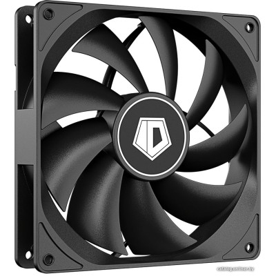 Вентилятор 120mm ID-Cooling FL-12025K BLACK 120x120x25мм (80шт./кор, 3pin, черный, 1250об/мин, супер тихий) BOX