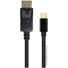 Кабель miniDP-DP Cablexpert CCP-mDP2-6 , 20M/20M, v.1.2, 4K, 1.8м, черный, позол.разъемы, пакет