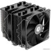 Кулер ID-Cooling SE-206-XT LGA1700/1200/115X/AM5/AM4 (8шт/кор, TDP 250W, PWM, черный, 6 тепл.трубок + медная база, 2 x FAN 120mm) RET
