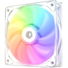 Вентилятор 120mm ID-Cooling CRYSTAL 120 WHITE ARGB (PWM, Low Noise, ARGB, резиновые углы, прозрачный, 500-1500об/мин) BO