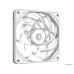 Вентилятор 120mm ID-Cooling NO-12015-XT ARGB SNOW 120x120x15мм (PWM, Low Noise, супер-тонкий, ARGB, резиновые углы, белый, 500-2000об/мин)  BOX