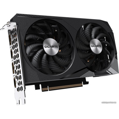 Видеокарта NVIDIA GeForce Gigabyte RTX 3060 WINDFORCE OC 12G (GV-N3060WF2OC-12GD) 12Gb GDDR6 2xHDMI+2xDP RTL