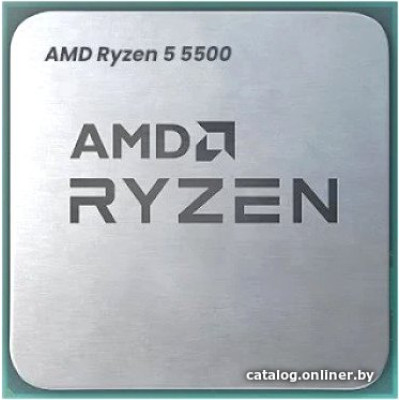 Процессор Socket-AM4 AMD Ryzen 5 5500 (100-000000457) 6C/12T 3.6GHz/4.2GHz 3+16Mb 65W oem
