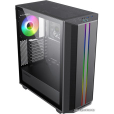 Корпус ATX Без БП GameMax Precision (Tempered Glass, MESH сетка, 2xUSB 3.0, 1xType-C, HD Audio+Mic, PWM+ARGB Hub, 1x120m