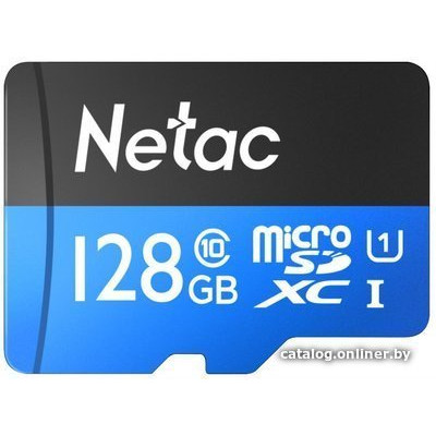 Micro SD 128 Gb Netac P500 Standard microSDHC (NT02P500STN-128G-S) б/адаптера