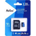 Micro SD 128 Gb Netac P500 Standard microSDXC (NT02P500STN-128G-R) с адаптером