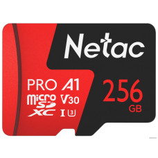 Micro SD 256 Gb Netac P500 Extreme Pro microSDXC (NT02P500PRO-256G-R) с адаптером