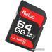 SDHC 64 Gb Netac P600 (NT02P600STN-064G-R) (64 ГБ, класс 10, UHS-I (класс U1), чтение: 80 МБ/с)