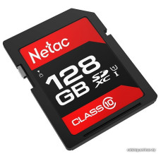 SDHC 128 Gb Netac P600 (NT02P600STN-128G-R) (128 ГБ, класс 10, UHS-I (класс U1), чтение: 80 МБ/с)