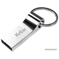 USB2.0 64Gb Netac U275 NT03U275N-064G-20SL (без колпачка, металл, цвет серебристый)