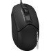 Мышь A4Tech Fstyler FM12 (ноутбучная мышь для ПК, проводная USB, сенсор оптический 1200 dpi, 3 кнопки, колесо с нажатием и отклонением, цвет черный)