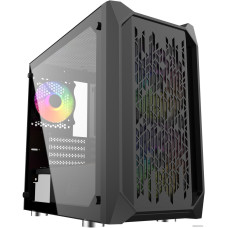 Корпус MicroATX Без БП Powercase Alisio Micro X3B (CAMIB-L3) (Tempered Glass, 2xUSB 2.0, 1xUSB-A 3.2 5Гбит/с, 1x120mm RG