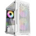 Корпус MicroATX Без БП Powercase Mistral Micro Z3W Mesh LED (CMIMZW-L3) (Tempered Glass, 2xUSB 2.0, 1xUSB-A 3.2 5Гбит/с, 1x120mm FRGB  FAN, 2x140mm FRGB  FAN, HD Audio+Mic, VGA MAX 280mm, CPU MAX 160mm, пылевые фильтры) White