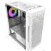 Корпус MicroATX Без БП Powercase Mistral Micro Z3W Mesh LED (CMIMZW-L3) (Tempered Glass, 2xUSB 2.0, 1xUSB-A 3.2 5Гбит/с, 1x120mm FRGB  FAN, 2x140mm FRGB  FAN, HD Audio+Mic, VGA MAX 280mm, CPU MAX 160mm, пылевые фильтры) White