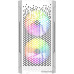 Корпус MicroATX Без БП Powercase Mistral Micro Z3W Mesh LED (CMIMZW-L3) (Tempered Glass, 2xUSB 2.0, 1xUSB-A 3.2 5Гбит/с, 1x120mm FRGB  FAN, 2x140mm FRGB  FAN, HD Audio+Mic, VGA MAX 280mm, CPU MAX 160mm, пылевые фильтры) White