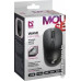 Мышь беспроводная Defender Wave MM-995 БЕСШУМНАЯ (чёрная) (52995) (ноутбучная мышь для ПК, беспроводная радио, сенсор оптический 1600 dpi, 4 кнопки, колесо с нажатием)