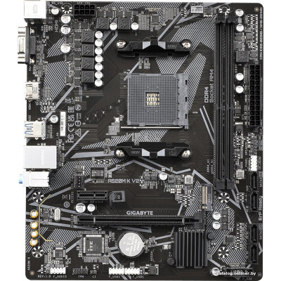 MB Gigabyte A520M K V2 Soc-AM4 (A520) PCI-Ex16 PCI-Ex1 M.2 2xDDR4 5100Mhz VGA+HDMI mATX RTL