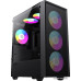 Корпус MicroATX Без БП GameMax Storm BK (STORM) (Tempered Glass, 2xUSB 2.0, 1xUSB-C 3.2 5Гбит, 1x120mm FRGB Fan, HD Audi
