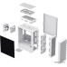 Корпус MicroATX Без БП GameMax Storm WH (STORM WH) (Tempered Glass, 2xUSB 2.0, 1xUSB-C 3.2 5Гбит, 1x120mm FRGB Fan, HD Audio+Mic, VGA MAX 320mm, CPU MAX 155mm, пылевые фильтры) White