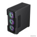 Корпус E-ATX Без БП GameMax Siege BK (Tempered Glass, Mesh сетка, 1xUSB 2.0, 1xUSB-A 3.2, HD Audio+Mic, 4x120mm ARGB Fan, VGA MAX 410mm, CPU MAX 165mm, пылевые фильтры) Black