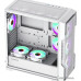 Корпус E-ATX Без БП GameMax Siege WH (Tempered Glass, Mesh сетка, 1xUSB 2.0, 1xUSB-A 3.2, HD Audio+Mic, 4x120mm ARGB Fan, VGA MAX 410mm, CPU MAX 165mm, пылевые фильтры) White