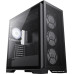 Корпус E-ATX Без БП GameMax Leader (Tempered Glass, Mesh сетка, 1xUSB 2.0, 1xUSB-A 3.2 5Гбит/с, 1xUSB-C 3.2 5Гбит, 6x120mm ARGB Fan, HD Audio+Mic, VGA MAX 410mm, CPU MAX 170mm, пылевые фильтры) Black
