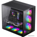 Корпус ATX Без БП GameMax Infinity (Tempered Glass, 1xUSB-A 3.2 5Гбит/с, 1xUSB-C 3.2 5Гбит, HD Audio+Mic, 9x120mm ARGB Fan is not on, VGA MAX 360mm, CPU MAX 170mm, пылевые фильтры) Black