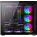 Корпус ATX Без БП GameMax Infinity (Tempered Glass, 1xUSB-A 3.2 5Гбит/с, 1xUSB-C 3.2 5Гбит, HD Audio+Mic, 9x120mm ARGB Fan is not on, VGA MAX 360mm, CPU MAX 170mm, пылевые фильтры) Black