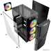 Корпус ATX Без БП Powercase Mistral T4B (CMITB-L4) (Tempered Glass, 2xUSB 2.0, 1xUSB-A 3.2 5Гбит/с, 4x120mm FRGB FAN, HD Audio+Mic, VGA MAX 300mm, CPU MAX 160mm, пылевые фильтры) Black