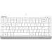 Клавиатура A4Tech Fstyler FK11 White (стандартная для ПК, мембранная, пластик, интерфейс подключения - USB, влагозащита, цвет белый/серый)