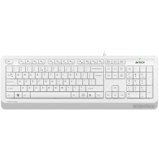 Клавиатура A4Tech Fstyler FK10 White (стандартная для ПК, мембранная, пластик, интерфейс подключения - USB, влагозащита,