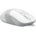 Мышь A4Tech Fstyler FM10 White (полноразмерная мышь для ПК, проводная USB, сенсор оптический 1600 dpi, 4 кнопки, колесо с нажатием и отклонением, цвет белый/серый)