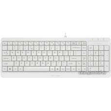 Клавиатура A4Tech Fstyler FK15 White (стандартная/офисная для ПК, интерфейс подключения - USB, кабель 1.5 м, влагозащита