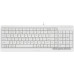 Клавиатура A4Tech Fstyler FK15 White (стандартная/офисная для ПК, интерфейс подключения - USB, кабель 1.5 м, влагозащита, цвет белый)