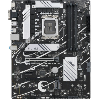 MB ASUS PRIME B760-PLUS D4 Soc-1700 (B760) 2xPCI-Ex16 2xPCI-Ex1 2xUltra 3xM.2+M.2(WiFI) 2.5GbE LAN COM header 4xDDR4 5066MHz DP+HDMI+VGA ATX RTL