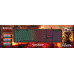 Клавиатура Defender Ozoth GK-106 RU (45106) (игровая для ПК, мембранная, пластик, интерфейс подключения - USB, подсветка, цвет черный)
