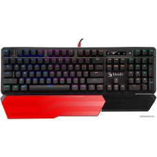 Клавиатура A4Tech Bloody B975 (игровая для ПК, оптическая, Light Strike Libra Orange, металлическая верхняя панель, инте