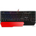Клавиатура A4Tech Bloody B975 (игровая для ПК, оптическая, Light Strike Libra Orange, металлическая верхняя панель, интерфейс подключения - USB, подсветка, влагозащита, цвет красный/черный)