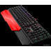 Клавиатура A4Tech Bloody B975 (игровая для ПК, оптическая, Light Strike Libra Orange, металлическая верхняя панель, интерфейс подключения - USB, подсветка, влагозащита, цвет красный/черный)