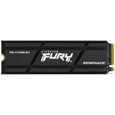 SSD M.2 2280 M PCI Express 4.0 x4 Kingston 1Tb Fury Renegade (SFYRSK/1000G) 7300/6000 MBps TLC