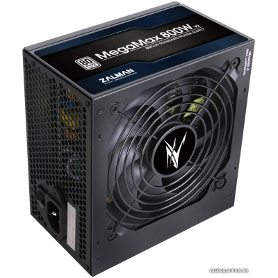 БП Zalman 800W ZM800-TXII V2 (Black) (24+2x4+2x6/8пин) (ATX 2.3, Active PFC,120mm fan, 80Plus) RET (НЕ В СОСТАВЕ ПЭВМ)