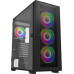 Корпус ATX Без БП Project X UNO (Tempered Glass+дверца/Mesh сетка, 2xUSB3.0, 1xUSB 3.2 Gen2 Type-C 4x120mm ARGB Fan, HD Audio+Mic, 2x3.5
