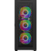 Корпус ATX Без БП Project X UNO (Tempered Glass+дверца/Mesh сетка, 2xUSB3.0, 1xUSB 3.2 Gen2 Type-C 4x120mm ARGB Fan, HD Audio+Mic, 2x3.5