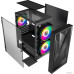Корпус MicroATX Без БП Project X HYPERION (Tempered Glass+дверца/Mesh сетка, 2xUSB3.0, 1xUSB 3.2 Gen2 Type-C, 2x140mm+1x120mm ARGB Fan, HD Audio+Mic, 2x3.5