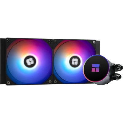 Система водяного охлаждения Thermalright Frozen Magic 240 V2 ARGB Black (F-MAGIC-240-BL-ARGB-V2) / (LGA115X/1200/1700/2011/2066/FM1/FM2/FM2+/AM2/AM2+/AM3/AM3+/AM4/AM5) / 240mm / 2x120mm ARGB / Black