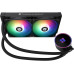 Система водяного охлаждения Thermalright Frozen Magic 240 V2 ARGB Black (F-MAGIC-240-BL-ARGB-V2) / (LGA115X/1200/1700/2011/2066/FM1/FM2/FM2+/AM2/AM2+/AM3/AM3+/AM4/AM5) / 240mm / 2x120mm ARGB / Black