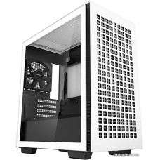 Корпус MicroATX Без БП Deepcool CH370 WH (R-CH370-WHNAM1-G-1) (Tempered Glass, 2xUSB-A 3.2 5Гбит/с, 1x120mm FAN, HD Audi