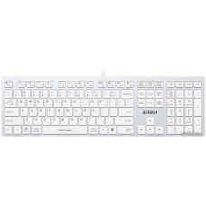 Клавиатура A4Tech Fstyler FX50 White (стандартная для ПК/для компьютеров Apple, ножничная, пластик, интерфейс подключени