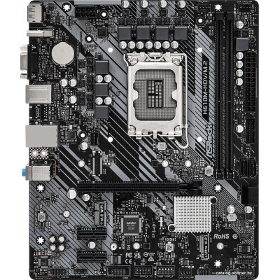 MB ASRock H610M-HDV/M.2 R2.0 Soc-1700 (H610) PCI-Ex16 PCI-Ex1 M.2 2xDDR4 3200MHz VGA+DP+HDMI mATX RTL
